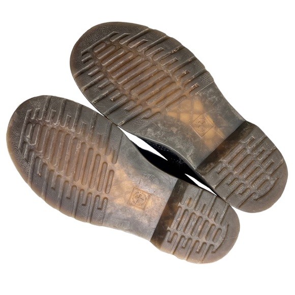 Doc DR Martens Delaney Boots 1460 Lace-Up black combat Unisex Kids Size 3 - Picture 14 of 17